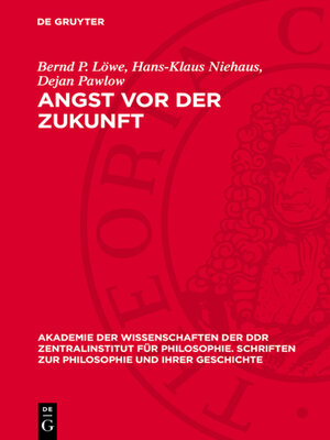 cover image of Angst vor der Zukunft